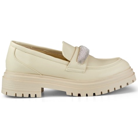 Damesko med dekoration 7961BE beige