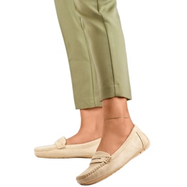 Mokkasiner til kvinder 9173-P-BE beige