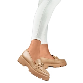 Damesko med dekoration B2733KH brun