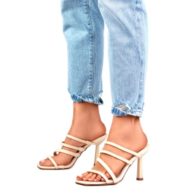 Elegante flip-flops til kvinder 4772BE beige