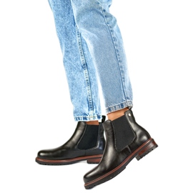 Chelsea støvler Model GD-WL71B sort