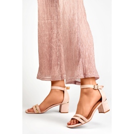Sandaler Model 7212P Pink - PRIMO lyserød