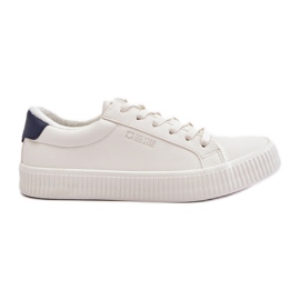 Big Star isolerede sneakers til kvinder OO274A460 Hvid