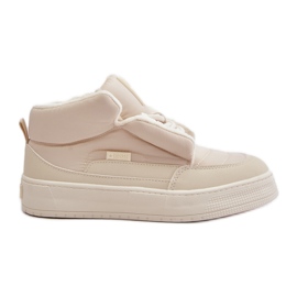 Big Star isolerede sneakers til kvinder OO274A531 Creme beige