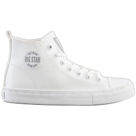 Høje sneakers til kvinder Big Star GG274016 Hvid