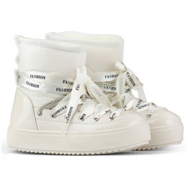 Dame snestøvler, snørestøvler, beige 5754-4BE