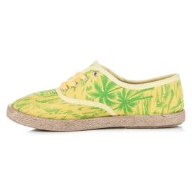 Vices Espadriller på bindingen gul