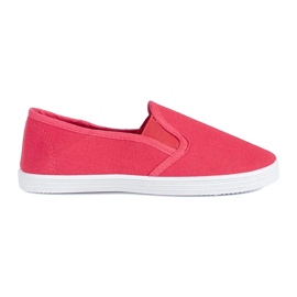 Røde slip-on sneakers til børn