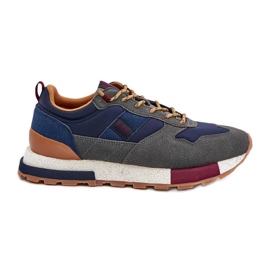 Isolerede mænds sneakers Lee Cooper LCJ-24-03-3006 Grå