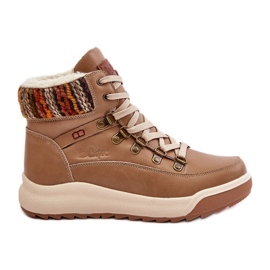 Læder kvinders varmestøvler Lee Cooper LCJ-24-01-2985 Beige