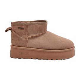 Lav platform snestøvler Big Star OO274A100 Beige