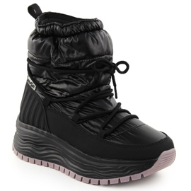 Sorte Filippo DBT6647 slip-on snestøvler til kvinder med platform