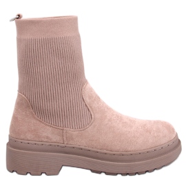Joyner Khaki Chelsea-støvler med en fleksibel overdel beige