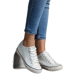Jadwa skinnende høje sneakers flerfarvet
