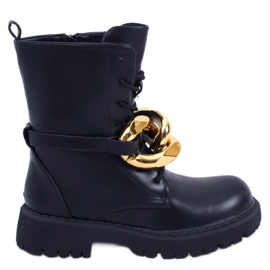 Snørestøvler Barkley Black sort