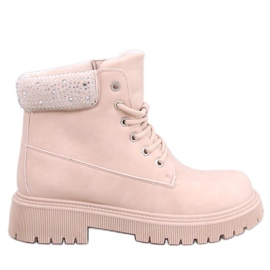 Leode Beige isolerede damestøvler