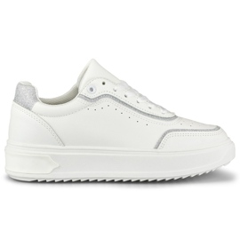 Sportssko til kvinder, hvide sneakers BL295W