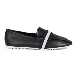 Sort elegant slip-on ballet lejligheder