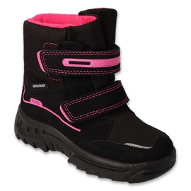 Befado trekkingsko med membran 615Y003, sort og pink