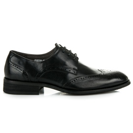 Sorrento Formelle læderbrogues sort