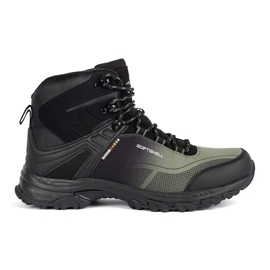 Vico Sorte og grønne isolerede vandrestøvler til mænd