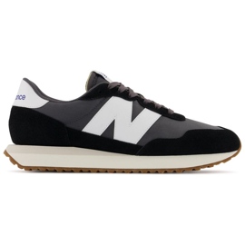 New Balance mænds sneakers, livsstils sportssko, ruskind, sort (MS237GA)