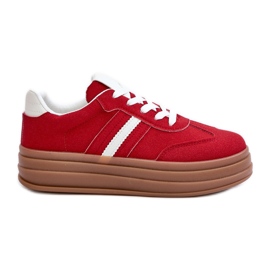 Dravinnia Platform Sneakers til kvinder Rød