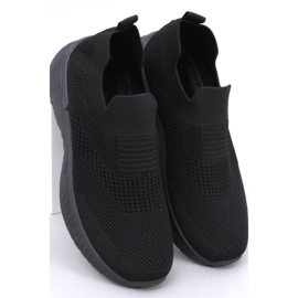 Suare Allblack sock sportssko - Inello sort