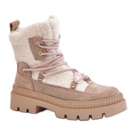 Støvler Model A8902-8 Beige