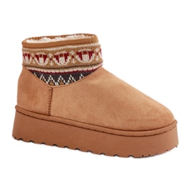 Model 20226-4B Camel snestøvler brun