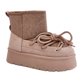 Snestøvler Model HY868-39 Beige