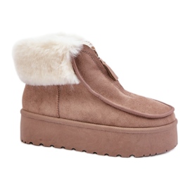 Snestøvler Model 24891 Mørk Beige