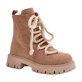 Støvler Model NS539P Beige