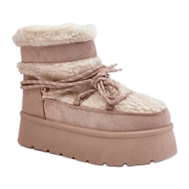 Snestøvler Model HY867-39 Lys Beige