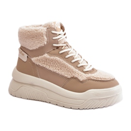 Lee Cooper LCJ-24-47-3146 Beige sportssko