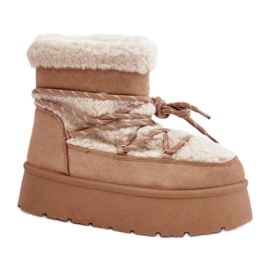 Snestøvler Model HY867-63 Beige