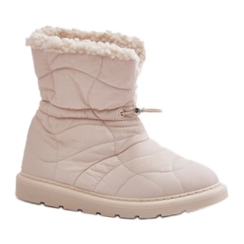 Model 6433 Lysbeige snestøvler