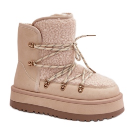 Snestøvler Model 24889 Lys Beige