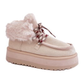 Snestøvler Model C3016 Lys Beige