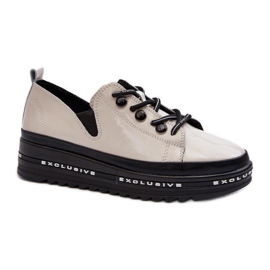 S. BARSKI S.Barski LR620 Beige sko -