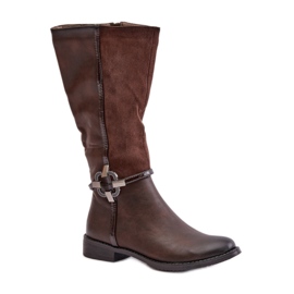 Jezzi Støvler Model ASA62-112 Brun