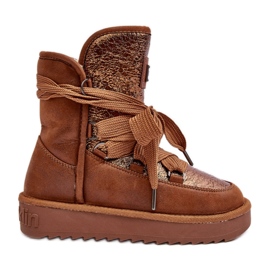 Snestøvler Model DFSH370006 Brun