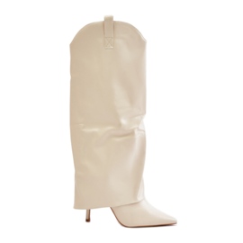 Model 35858 Lysbeige støvler