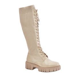Model DE1169 Beige støvler