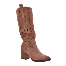 Vinceza 58344 Mørkebeige støvler
