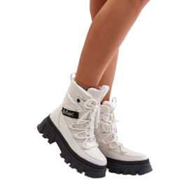 Lee Cooper LCJ-24-47-3142 Hvide snestøvler