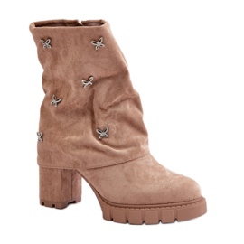 Støvler Model 168-581 Beige