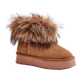 Snestøvler Model W5893 Camel brun