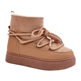 Model 8933 Camel snestøvler brun