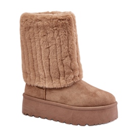 Snestøvler Model 24BT30-8021 Beige
